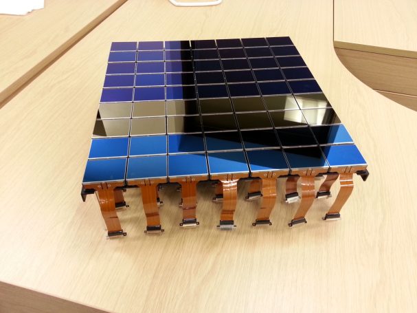 Image of a scientific focal plane array for the GAIA mission